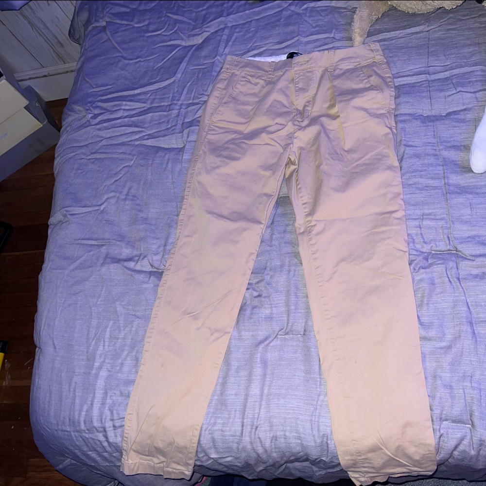 HOLLISTER KHAKI CHINO PANTS 33x32 Advanced stretch